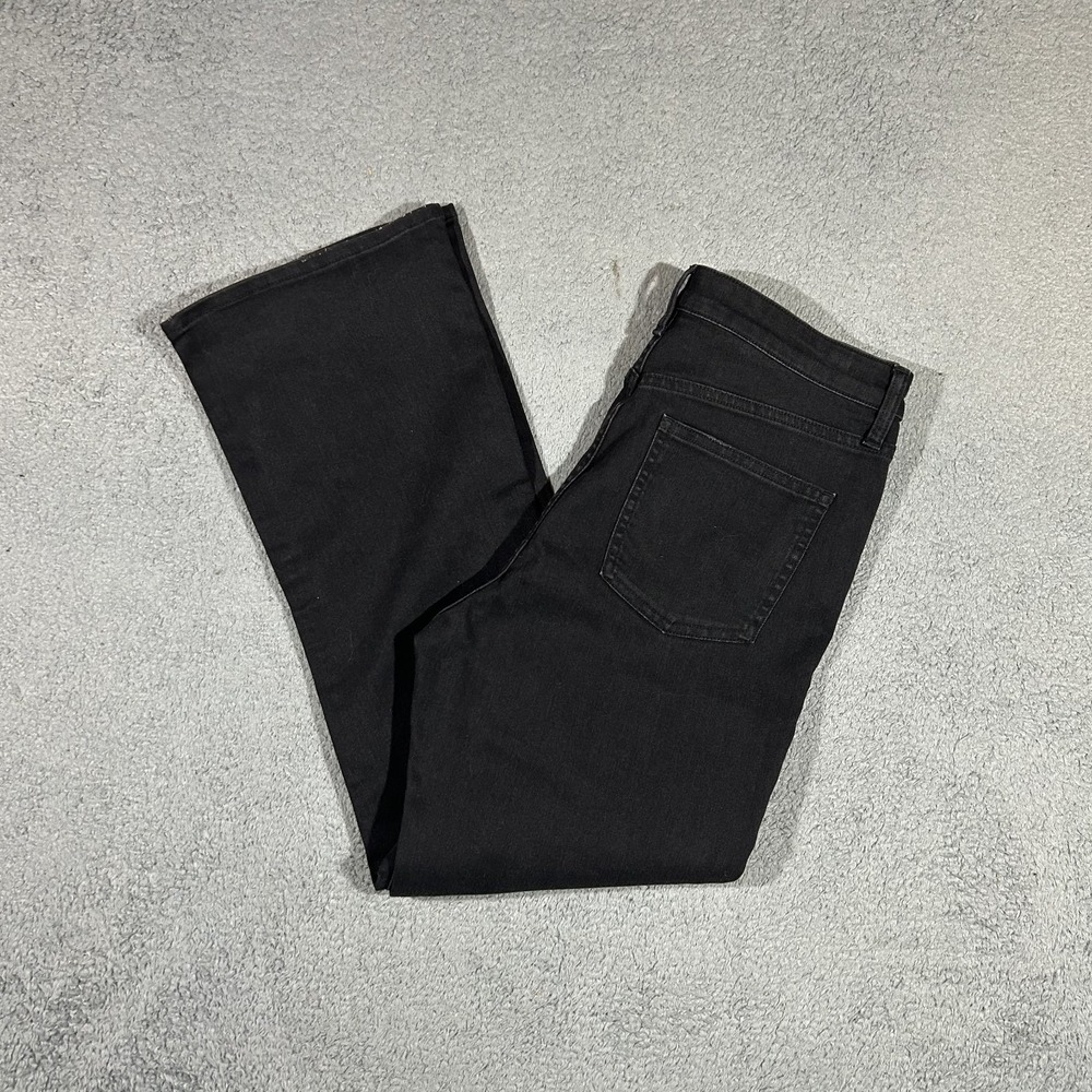 NWT Uniqlo Women's 30 Black High Rise Skinny Flared Ankle Jeans #4051